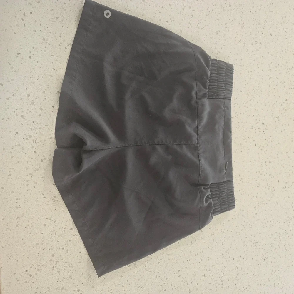 Mier Shorts Womens Medium Athletic Running Charcoal Gray Elastic Waist Pockets